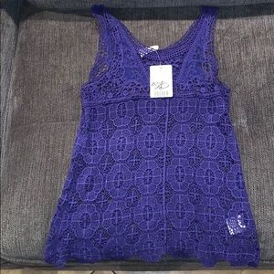 Purple tank